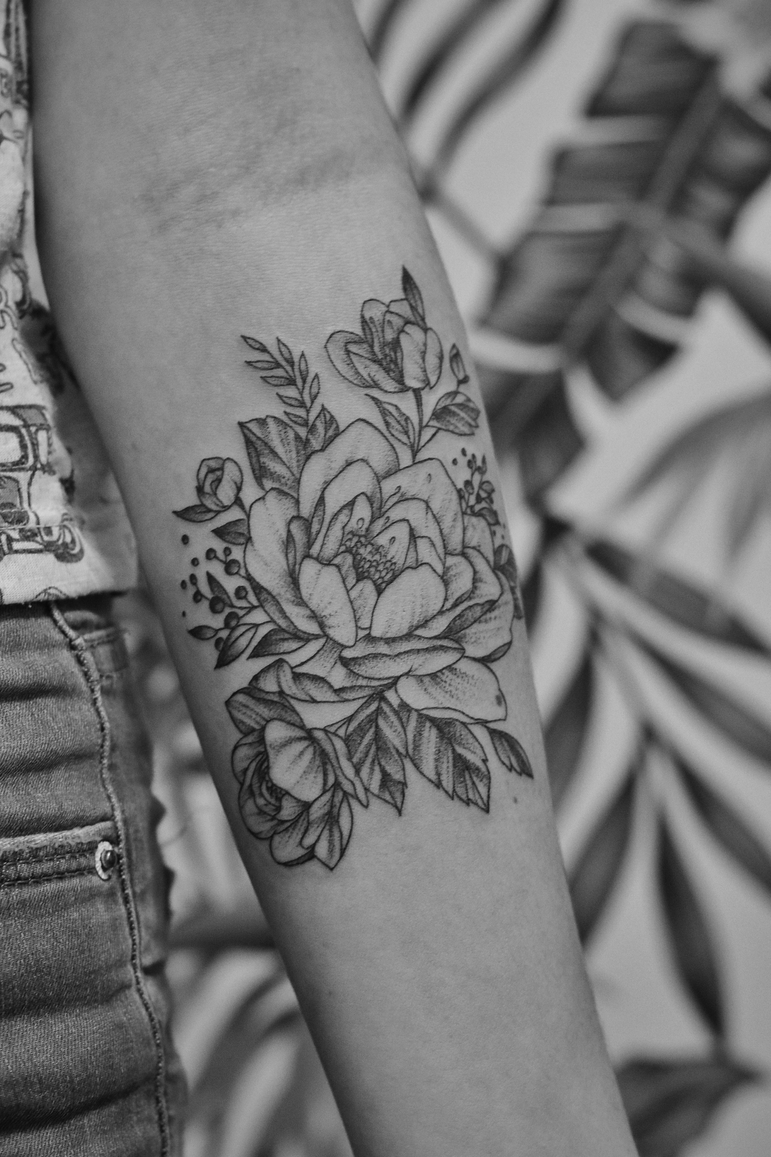 Realistic portrait tattoo